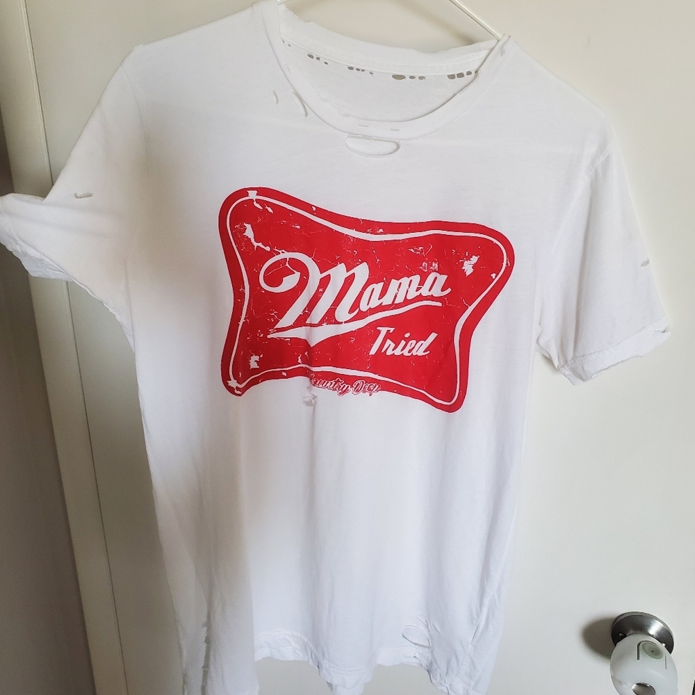 Distressed Mama Tired Shirt